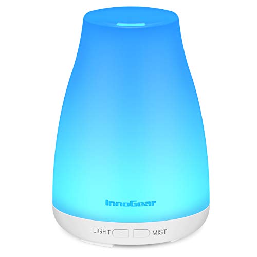 Product Cover InnoGear Upgraded Version Aromatherapy Essential Oil Diffuser Ultrasonic Diffusers Cool Mist Humidifier with 7 Colors LED Lights and Waterless Auto Shut-off for Home Office Bedroom Room