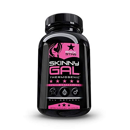 Product Cover Skinny Gal Weight Loss For Women, Diet Pills by Rockstar, Thermogenic Diet Pill and Fat Burner, Weight Loss Pills, 60 Veggie Caps