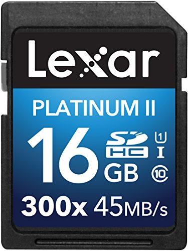 Product Cover Lexar Platinum II 300x SDHC 16GB UHS-I/U1 (Up to 45MB/s Read) Flash Memory Card - LSD16GBBNL300