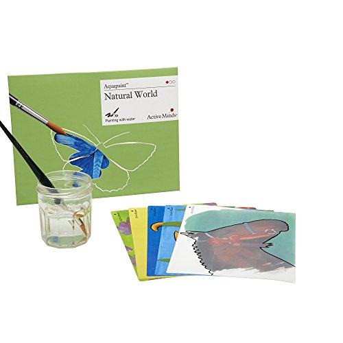 Product Cover Natural World Aquapaint - Reusable Water Painting by Active Minds | Specialist Alzheimer's/Dementia Art Activity w/Five Painting Designs