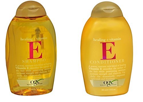 Product Cover OGX Healing Plus Vitamin E Shampoo and Vitamin E Conditioner 13 oz [Bundle of 2 Items]