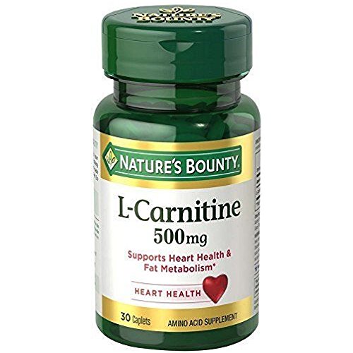 Product Cover Nature's Bounty L-Carnitine 500 mg 30 Caplets (Pack of 3)