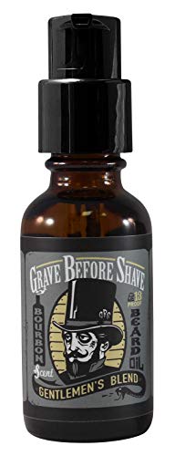 Product Cover GRAVE BEFORE SHAVETM Gentlemen's Blend Beard Oil (Bourbon/Sandal Wood Scent)