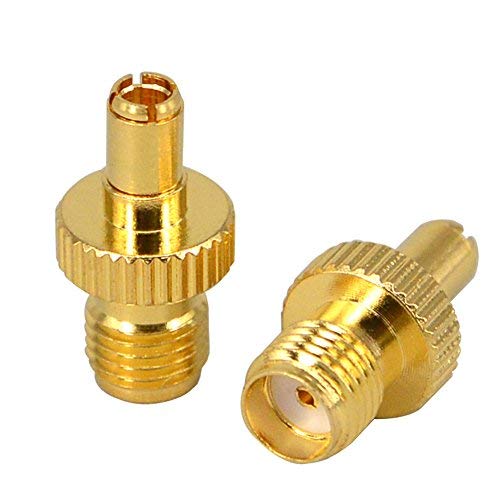 Product Cover SMA Female Plug to TS9 Male Plug RF Coax Connector Adapter for ZTE 3G USB Modem Pack of 2