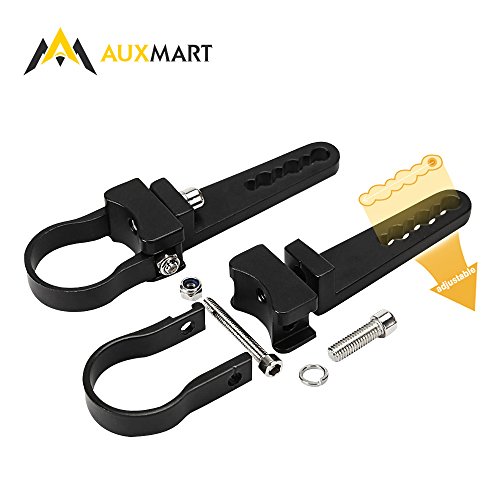 Product Cover AUXMART Tube Clamps Mounting Brackets for LED Light Bar Work Lights Fog Lights Off Road Lights Fit 1.5