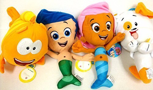 Product Cover Bubble Guppies Gil, Molly, Seor Grouper y Bubble Puppy 4Plush Doll Sets