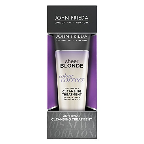 Product Cover John Frieda Sheer Blonde Colour Correct Anti-Brass Cleansing Treatment, 4 Ounces