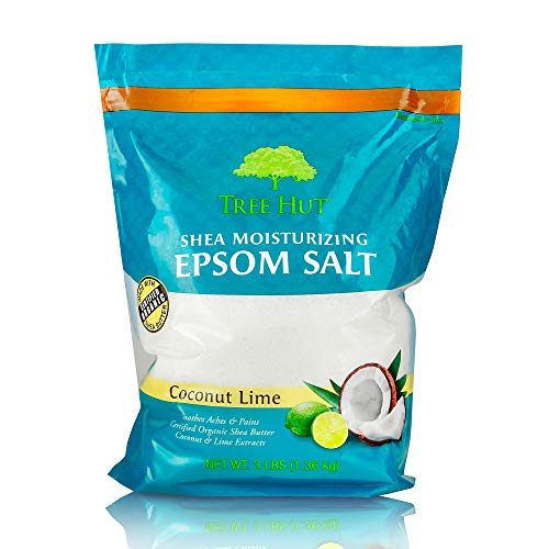 Product Cover Tree Hut Shea Moisturizing Epsom Salt Coconut Lime, 3Ibs, Ultra Hydrating Epsom for Nourishing Essential Body Care