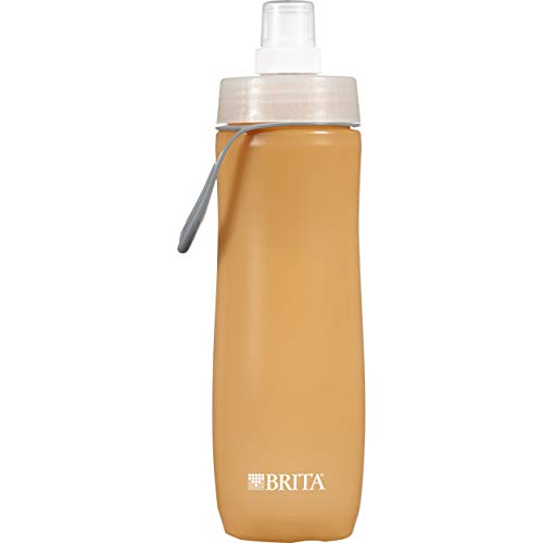Product Cover Brita 20 Ounce Sport Water Bottles with Filter - BPA Free - Orange
