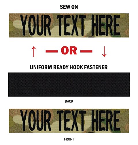 Product Cover Northern Safari Custom Uniform Name Tapes, 50 Fabrics Made in The United States. Same Day Ship.