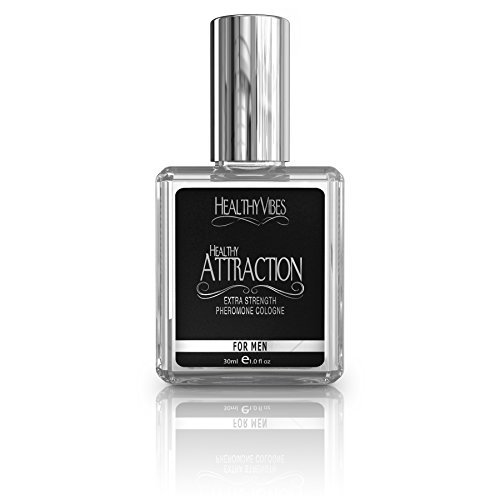 Product Cover Healthy Attraction Extra Strength Pheromone Oil Infused Cologne for Men - Made with Andronone and Copulandrone Pheromones for Maximum Sexual Attraction - 1 Fl Oz Glass Bottle