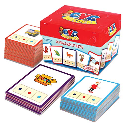 Product Cover Junior Learning CVC Word Builders Activity Cards