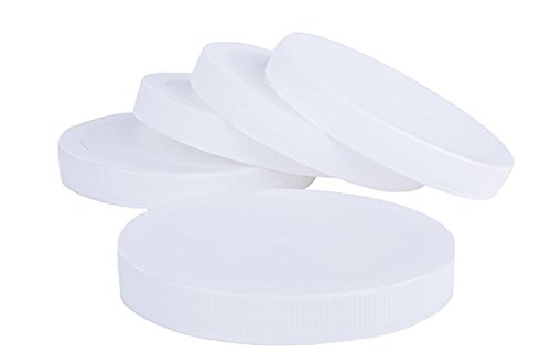 Product Cover Paksh Novelty Replacement Plastic Lids For Paksh Novelty 1 Gallon Jars Only (6 Pack)