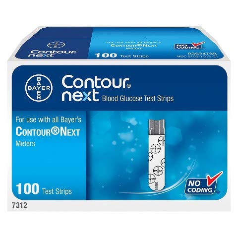 Product Cover Contour-Next Bayer Contour Next Blood Glucose Test Strips, Pack of 6, 300 Strips