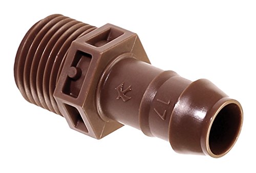 Product Cover Rain Bird BA-050MPS Drip Irrigation PVC Adapter, Universal for 5/8