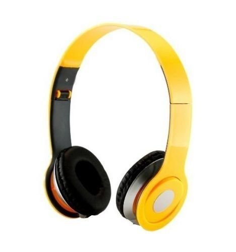 Product Cover Roberts Fojjers Special Foldable Over The Head Stereo Dj Headphone 3.5 Mm for Pc Tablet Music Video & All Other Music Players. (Yellow)