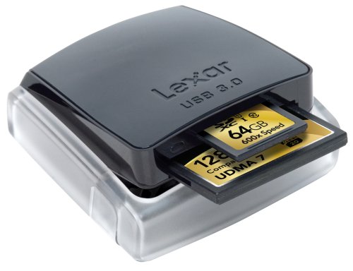 Product Cover Lexar Professional USB 3.0 Dual-Slot Reader - LRW400CRBNA