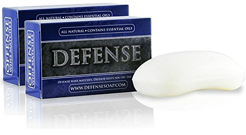 Product Cover Defense Soap 4 Ounce Bar (Pack of 2) - 100% Natural and Herbal Pharmaceutical Grade Tea Tree Oil