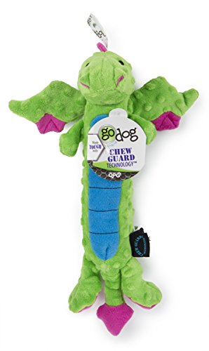 Product Cover GoDog Skinny Dragons Green Large Toy with Chew Guard