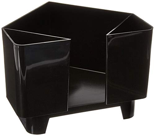 Product Cover Co-Rect Plastic Bar Caddy with Triangular Design, Black