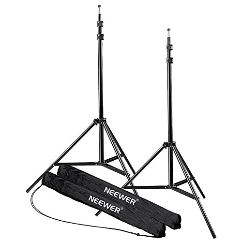 Product Cover Neewer 7Ft/210cm Aluminum Alloy Photo Studio Light Stands for Photography Lighting, Reflectors, Soft boxes, Umbrellas, Backgrounds (2 Pieces)