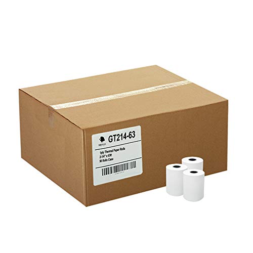 Product Cover (50) Thermal Paper Rolls 2-1/4 X 63 Ingenico ICT 200 220 250 FD400 Vx520