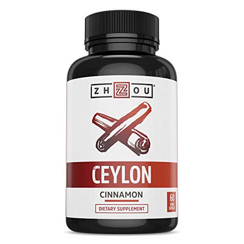 Product Cover Ceylon Cinnamon Capsules - Designed to Support Blood Sugar, Heart Health and Joint Mobility - ' True Cinnamon ' Native to Sri Lanka - 1200mg per Serving