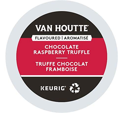 Product Cover Van Houtte, Raspberry Chocolate Truffle, Single-Serve Keurig K-Cup Pods, Light Roast Coffee, 48 Count (2 Boxes 24 Pods)
