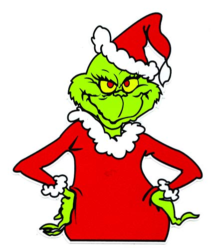 Product Cover Grinch that Stole Christmas Sticker Decal Dr. Seuss Outdoor Durable 4.5t x 3.75w