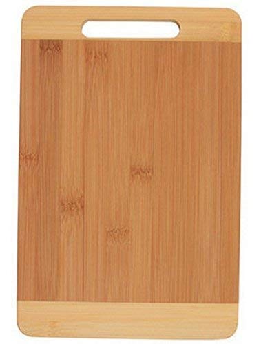 Product Cover Jinzifeng Bamboo/Wooden Kitchen Chopping Cutting Board with Handle Cutlery Accessories