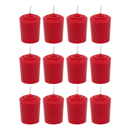Product Cover SRG Red Unscented 15 Hours Votive Candles Pack of 12