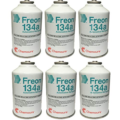 Product Cover Six (6) 12oz Cans of DuPont Suva R134a Automobile Refrigerant/Freon (6 Cans)