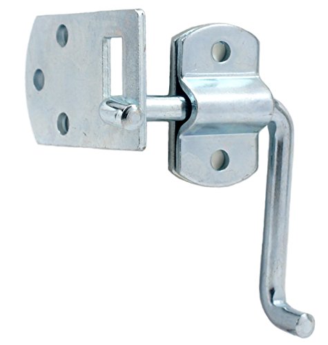 Product Cover Pkg of (2) Corner Gate Latch Sets for Stake Body Gates - Clear Zinc