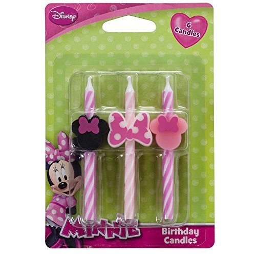 Product Cover Disney Minnie Mouse Cake Candles - 6 pc