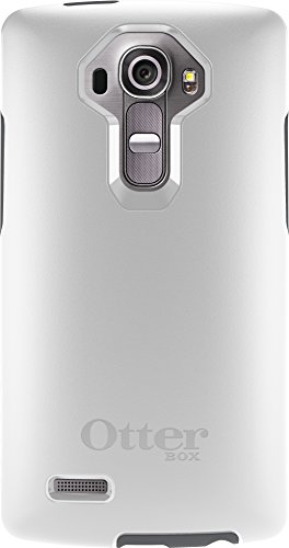 Product Cover OtterBox Symmetry Case for LG G4 - Retail Packaging - White/Gunmetal Grey (Not Compatible with Leather LG G4)