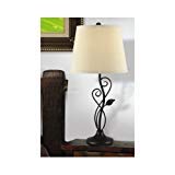 Product Cover Cirrus Bronze Table Lamp Adds Accentual Curves and Lines to Any Room's Design.