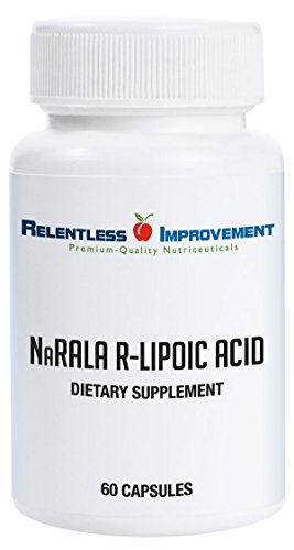 Product Cover Relentless Improvement Na-R-Ala R-Alpha-Lipoic Acid 300mg Active from 375mg Total Fill
