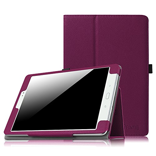 Product Cover Fintie Folio Case for Samsung Galaxy Tab A 9.7 - Slim Fit Premium Vegan Leather Cover for Samsung Tab A 9.7-Inch Tablet SM-T550, SM-P550 (with Auto Sleep/Wake Feature), Purple