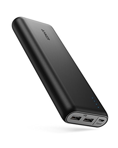 Product Cover Portable Charger Anker PowerCore 20100mAh - Ultra High Capacity Power Bank with 4.8A Output and PowerIQ Technology, External Battery Pack for iPhone, iPad & Samsung Galaxy & More (Black)