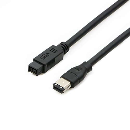 Product Cover Pasow FireWire 800 to 400 9 to 6 pin Cable (9pin 6pin) 6FT , IEEE 1394 Firewire 800 9-pin/6-pin Cable 6 Feet