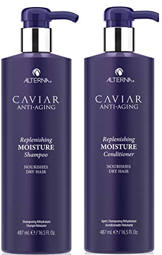 Product Cover CAVIAR Anti-Aging Replenishing Moisture Shampoo and Conditioner Set, 16.5-Ounce