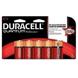 Product Cover Duracell Duracell QU1400B5TBCD Quantum Alkaline C Batteries (Pack of 5)