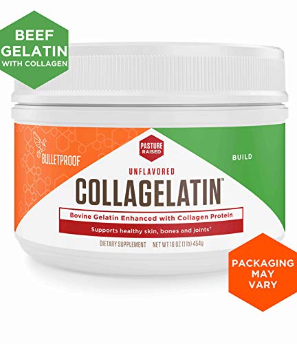 Product Cover Bulletproof CollaGelatin, Gelatin Enhanced with Collagen Protein, Perfect for The Keto and Paleo Diet Recipes (16 Ounces)