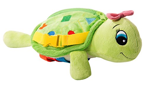 Product Cover Buckle Toy Belle Turtle - Toddler Early Learning Basic Life Skills Children's Plush Travel Activity