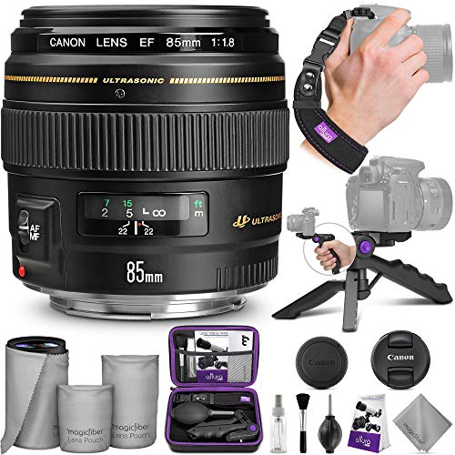 Product Cover Canon EF 85mm f/1.8 USM Lens with Altura Photo Essential Accessory Bundle