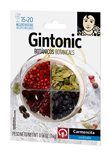 Product Cover Gin and Tonic 4 Spices Kit Gin Flavoring Spices Carmencita Gin Botanicals