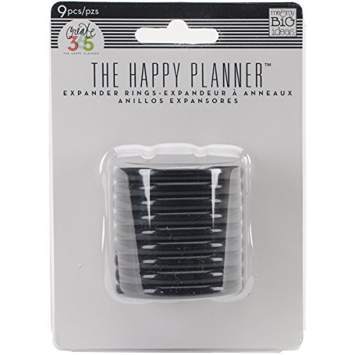 Product Cover Me & My Big Ideas Create 365 The Happy Planner Expander Rings, Black