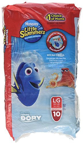 Product Cover Huggies Little Swimmers Disposable Swimpants Large 32+ LB 10 Each