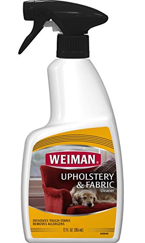 Product Cover Weiman Fabric Upholstery & Fabric Cleaner-Removes Tough Stains & Odors-12 Fl. Oz