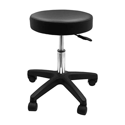 Product Cover GreenLife Deluxe Hydraulic Adjustable Height Rolling Stool Spa Facial Massage Tattoo (Black)